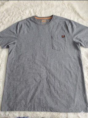 Timberland PRO Men's T-Shirt XXL Grey Pocket Tee Short Sleeve Work